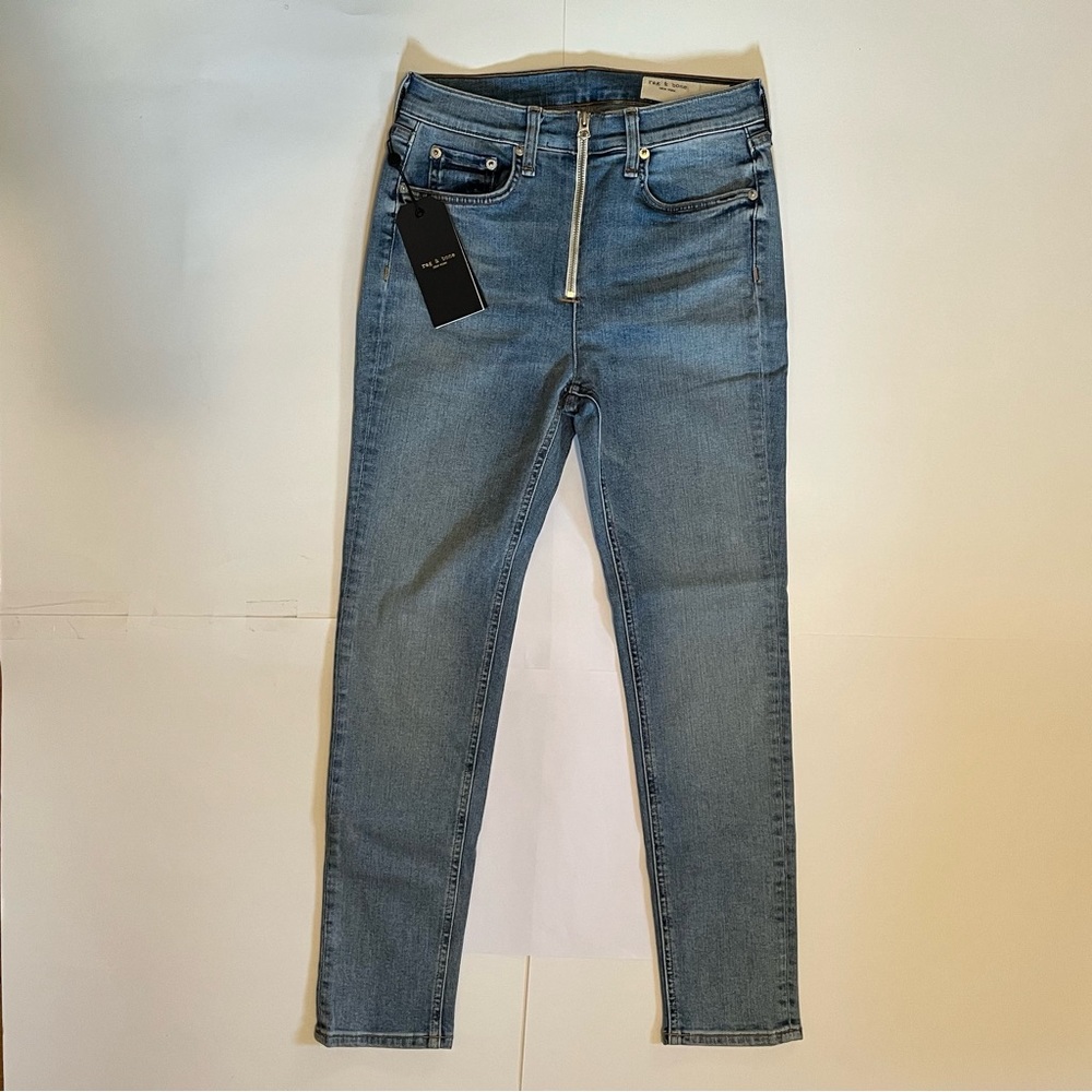 rag & bone 27” Lucy Blue Onslow Women’s  5 Pocket Skinny Jeans.
